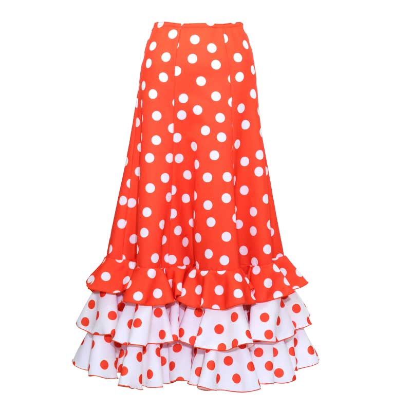 楽天市場】【現品】HF-906 変形4段フリルスカート エメラルド/ホワイト