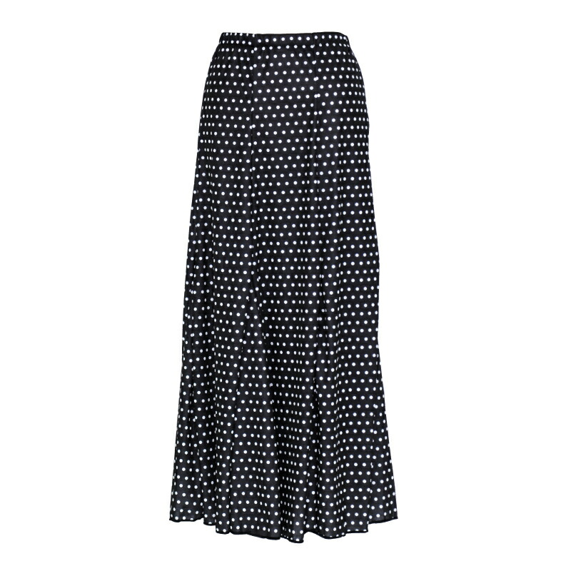 楽天市場】IF-1802 後ろ上がり4段フリルスカート ブラック×レッド