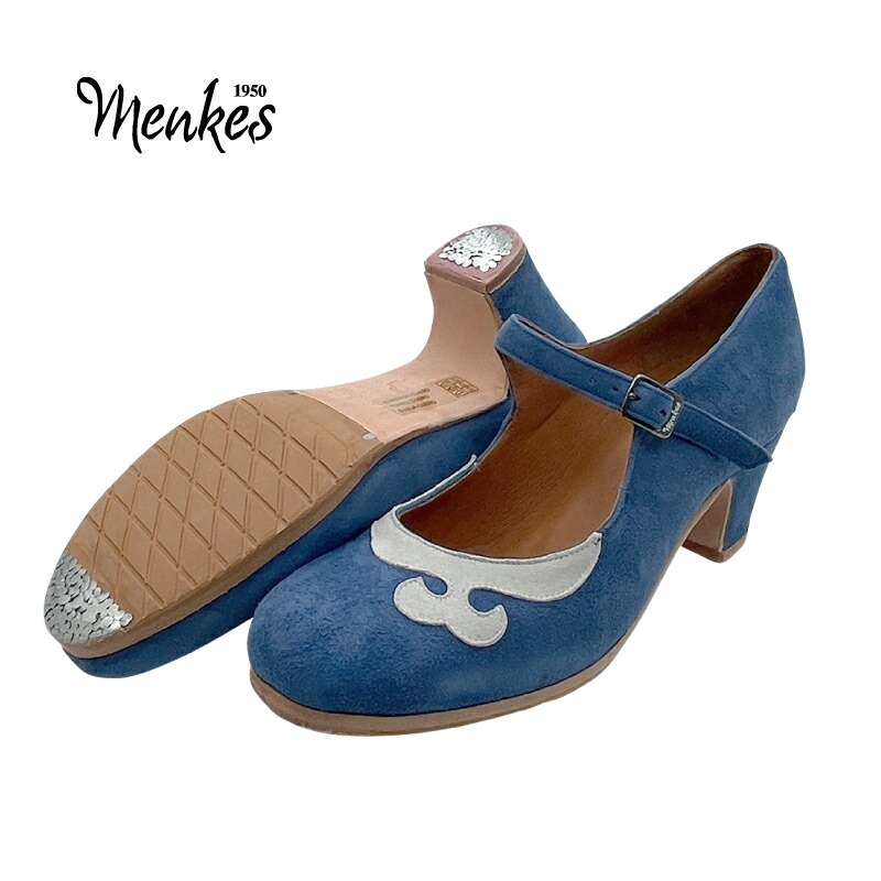 スペイン製フラメンコシューズ　Amaya ゾロンゴ付きアマヤ フラメンコ シューズ - メンケス