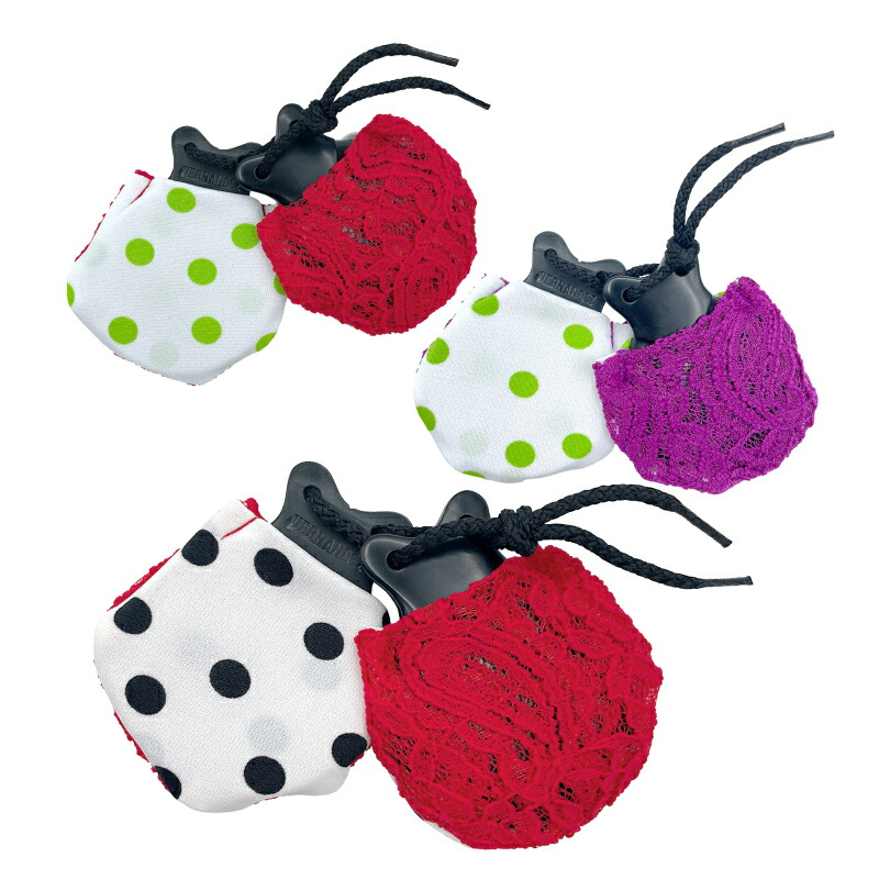 楽天市場】カスタネット消音ケース/水玉【全2色】『1点のみメール便可