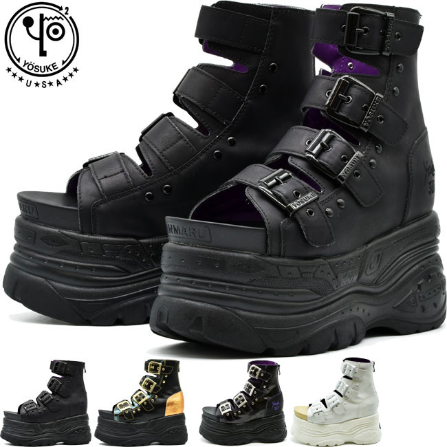 クーポン対象商品 ヨースケ Yosuke ブーツサンダル 厚底スニーカー スポーツサンダル レディース 全4色 22 5 25 Hostalbuenosaires Cat