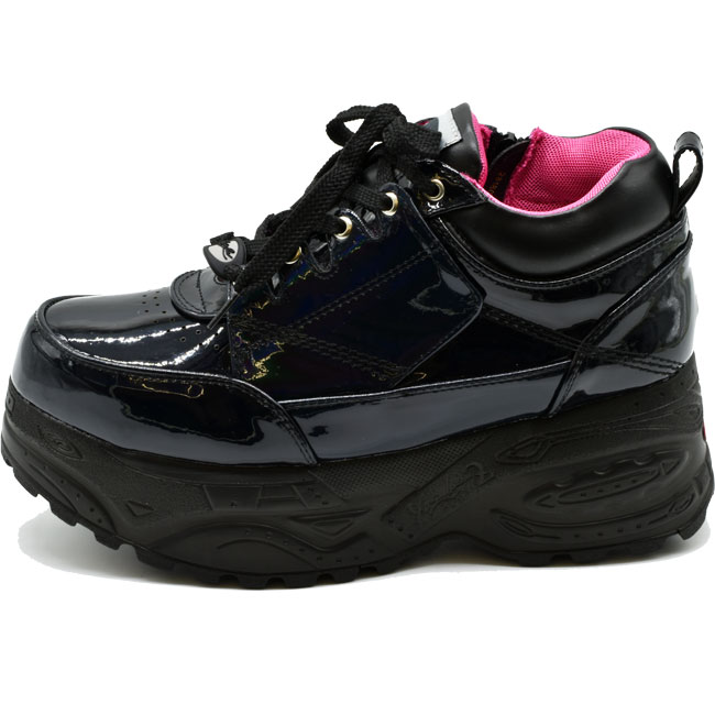 楽天市場 クーポン対象商品 ヨースケ Yosuke 厚底スニーカー ハイソール レースアップ メンズ 全2色 25 5 27 靴の専門店アイビー