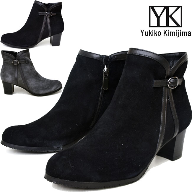 ユキコ キミジマ Yukiko Kimijima ショートブーツ ブーティー レディース 本革 レザー 6201｜靴の専門店アイビー