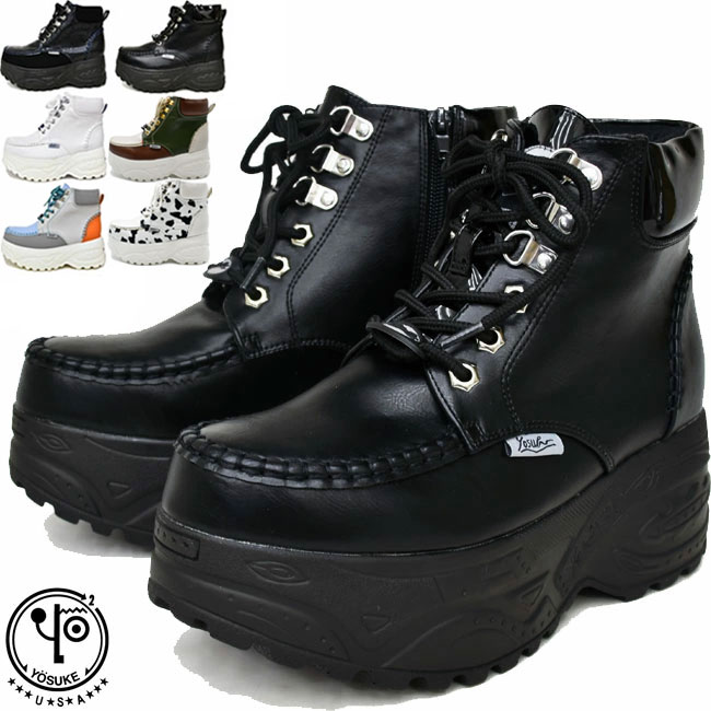ヨウスケ① 楽天市場】ヨースケ YOSUKE メンズ 厚底スニーカー ハイカット