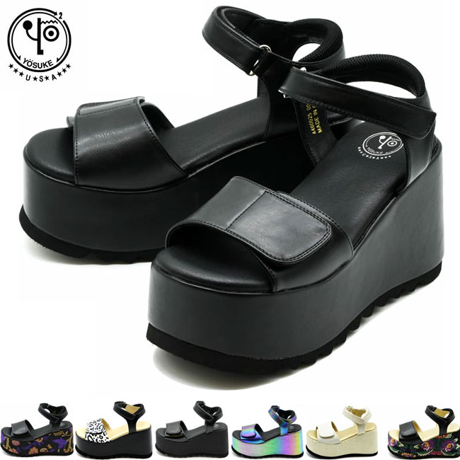 ⭐️新品⭐️ ヨースケ YOSUKE Lサイズ　25cm ブラック　厚底サンダル 楽天市場】【 返品無料 交換無料 】 【 ショップ袋プレゼント