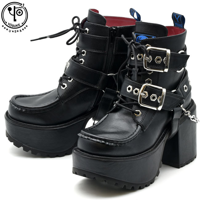 楽天市場】【ヨースケ 全品送料無料】 ヨースケ YOSUKE 厚底ブーツ