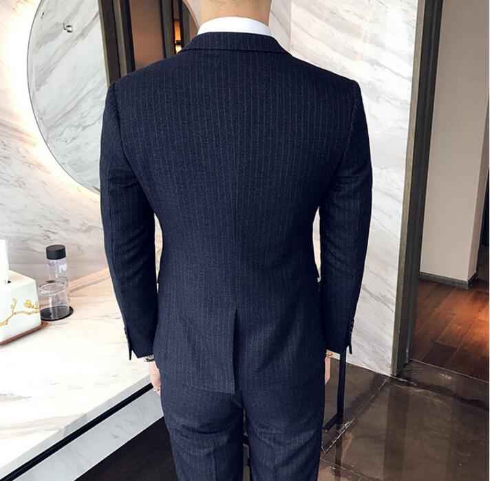 ストライプ格幅華奢スーツ 3点点セットアップ ジェントルマン着衣 心安いスーツ スリムスーツ 仕事スーツ メンズ リクルートスーツ 3断片 宴卒御祝い会談入館式 縁組み 二次典礼 スリーピース スーツ 恰好良いスーツ Marchesoni Com Br