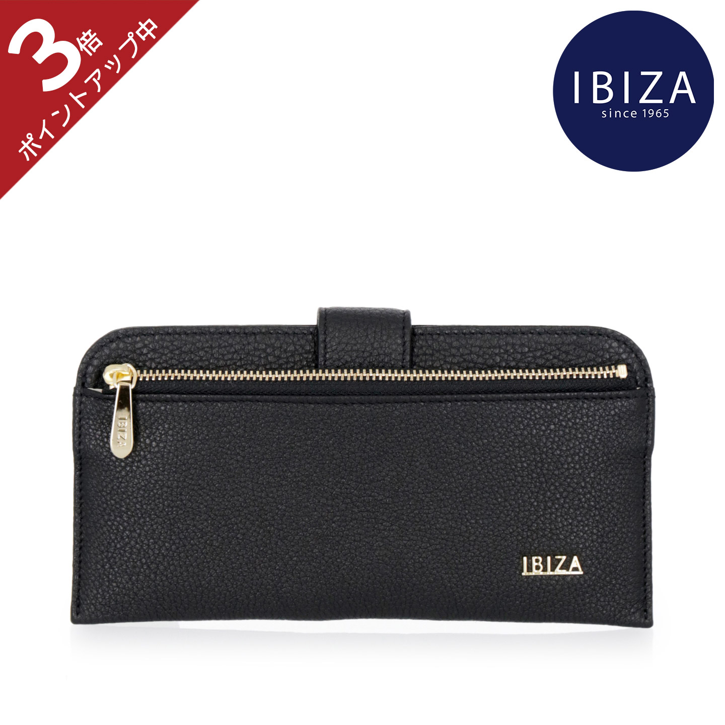 ポイント5倍イビサ公式 財布 ラウンド ファスナー 長 IBIZA イビサ 長 
