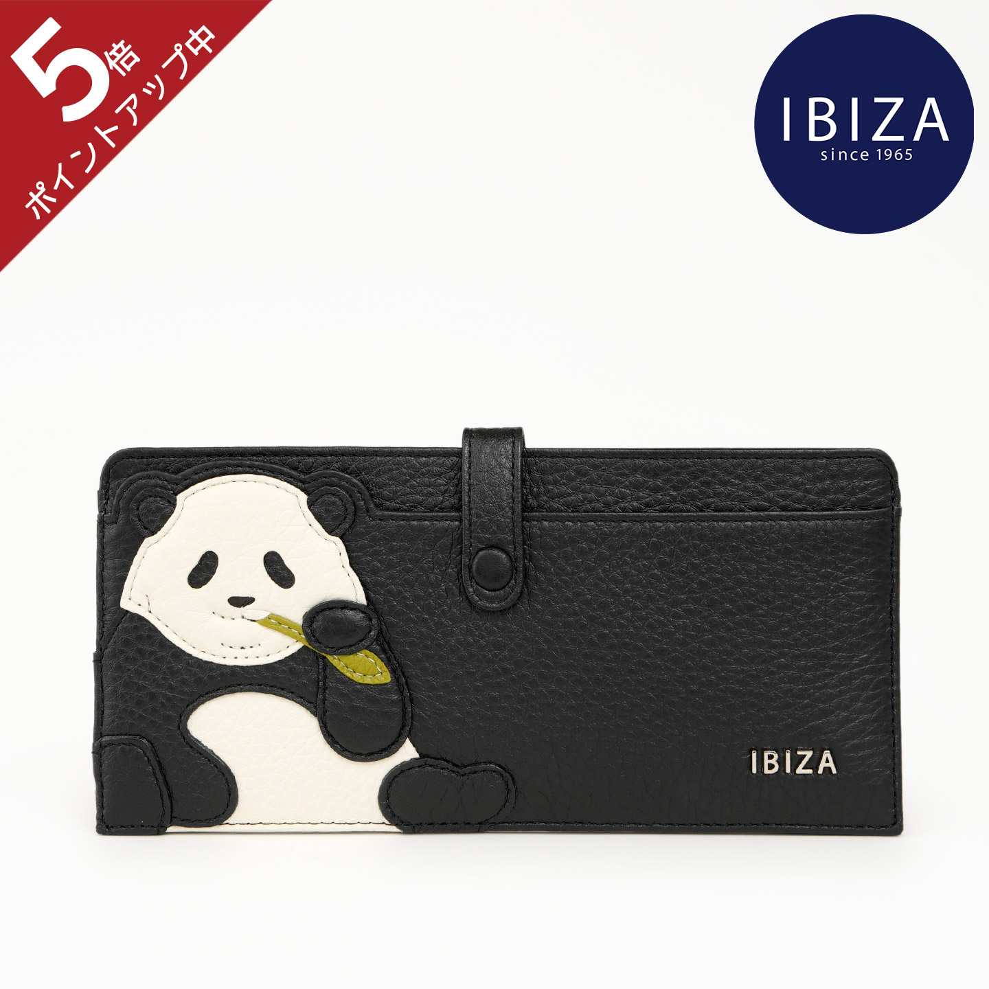 楽天市場】【ポイント5倍】イビサ公式 パンダ 長財布 L字