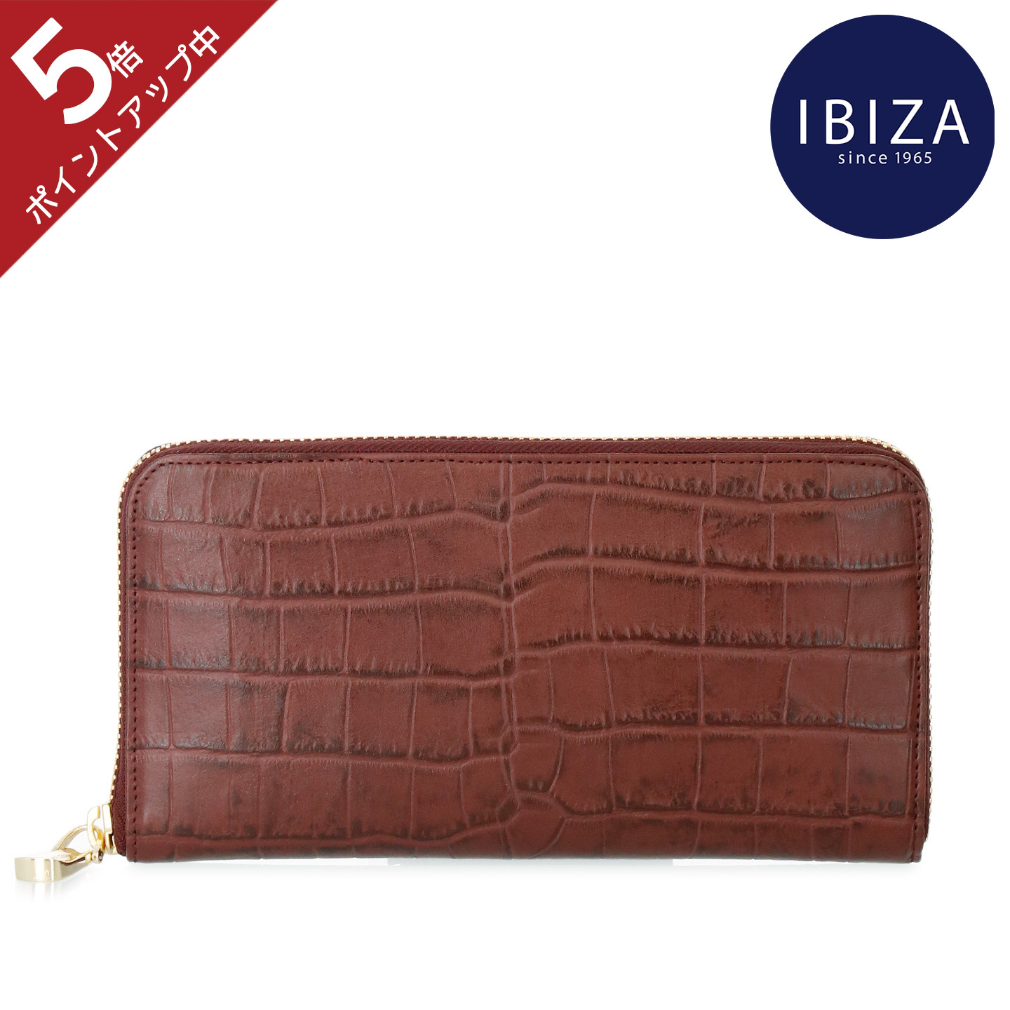 牛革 IBIZA イビサ 長財布 ラウンド ラウンドファスナー長財布 ⁄ IBIZA 