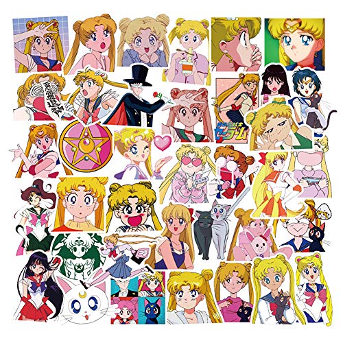 【超美品】 美少女戦士セーラームーンS 水着デザイン ステッカー（5枚組） t000323-0.jpg