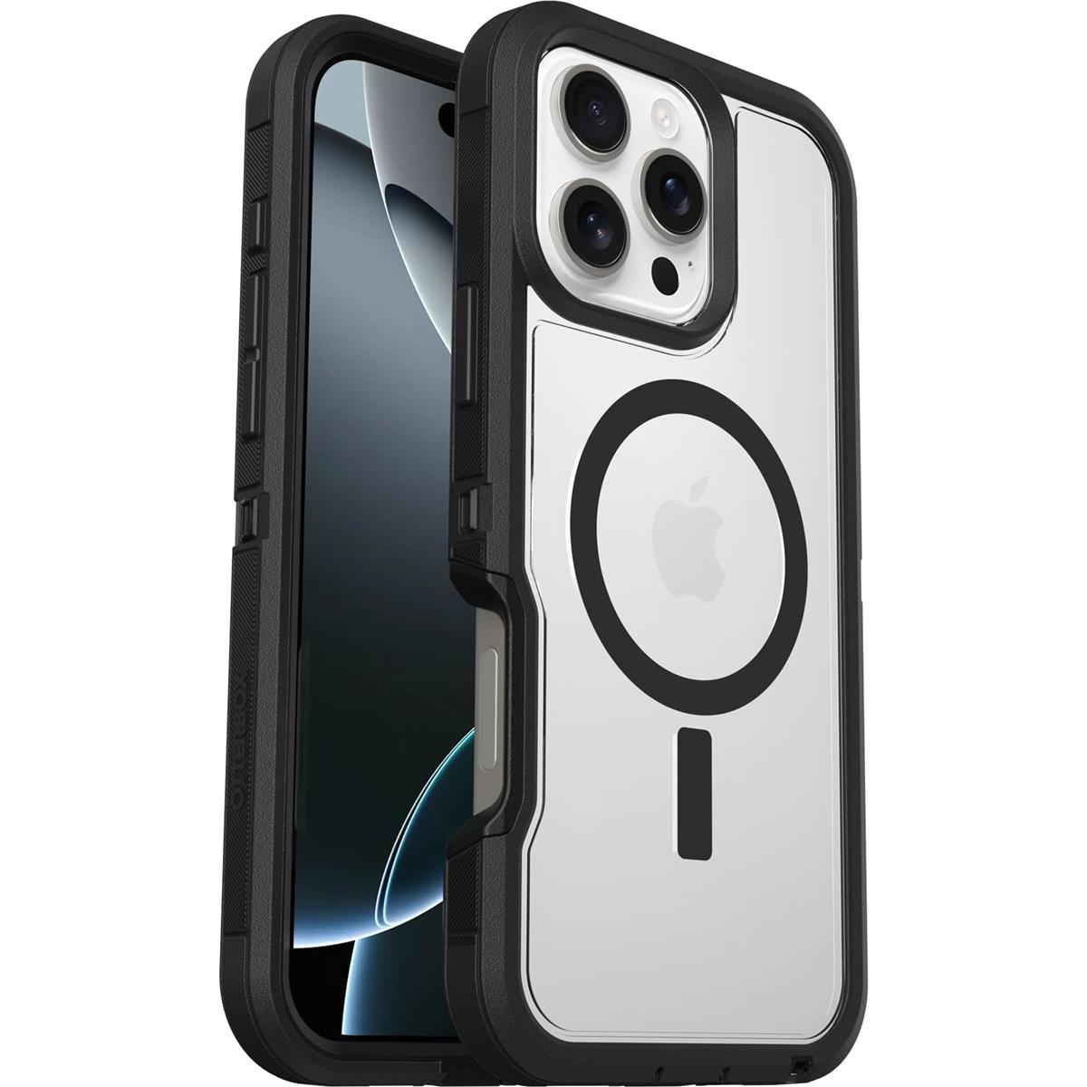 【OtterBox】全米No1ブランド 軍事規格の7倍の強度 iPhone 16 Pro Max用 耐衝撃 衝撃吸収 米軍MIL規格 Magsafe対応ケース Defender XT ダークサイド 【国内正規品】 〔オッターボックス〕