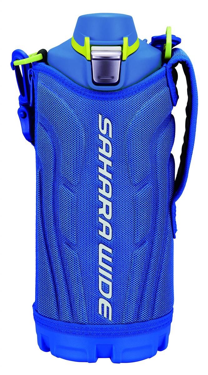 虎 吸い筒 1.0L スペイン領サハラ ステンレス鋼瓶 運動競技 直飲み 広口 青色 MME-E100AN