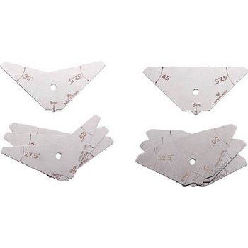 新潟精機 SK 日本製 角度限界ゲージ (45・47.5、50・52.5、55・57.5、60・62.5) WAL4562