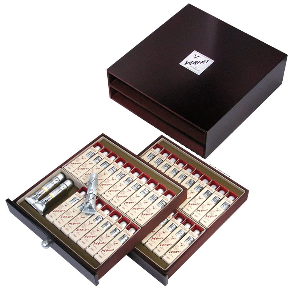 ホルベイン 高尊厳さ油絵具 ヴェルネ 20ml V199 40色 木箱全色書き割り 11199