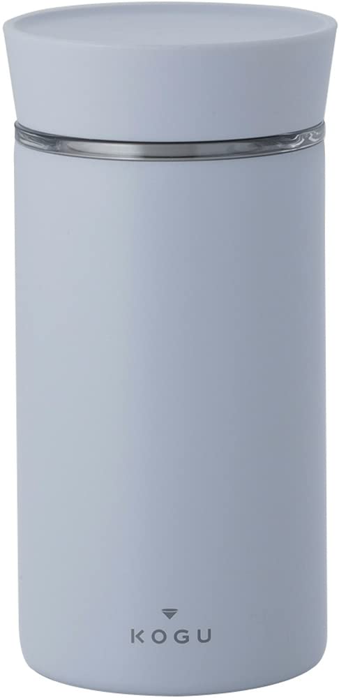 KOGU 珈琲考具 水筒 マグボトル 240ml 内面テフロン加工 銅メッキ 真空二重構造 保温 保冷 広口 直飲み 食洗機対応 パープル アウトドア 43638 プレゼント 誕生日 記念日 ギフト 贈り物 下村企販