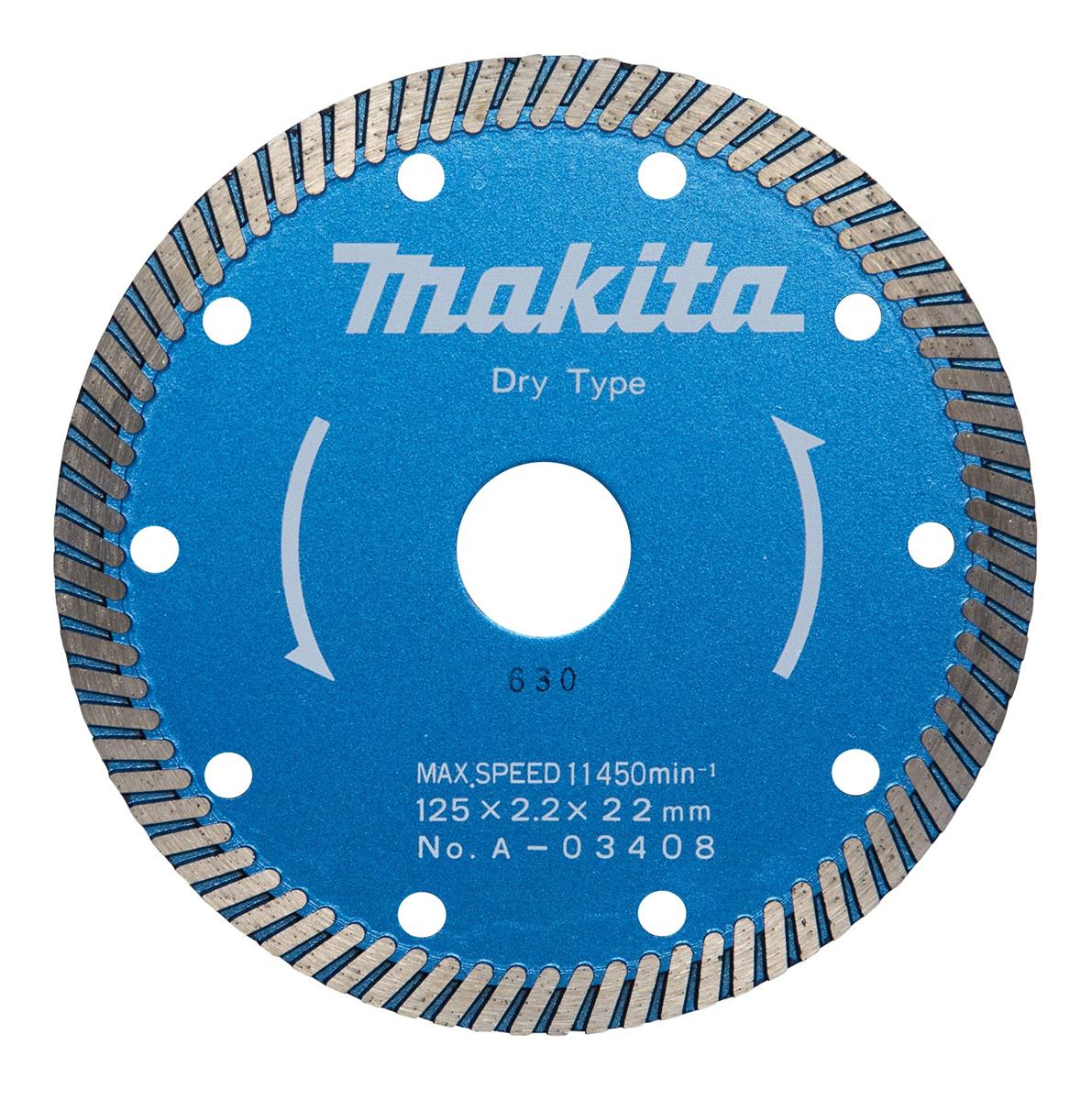 マキタ(Makita) 金剛石車輪 外径125粍 波型 A-03408