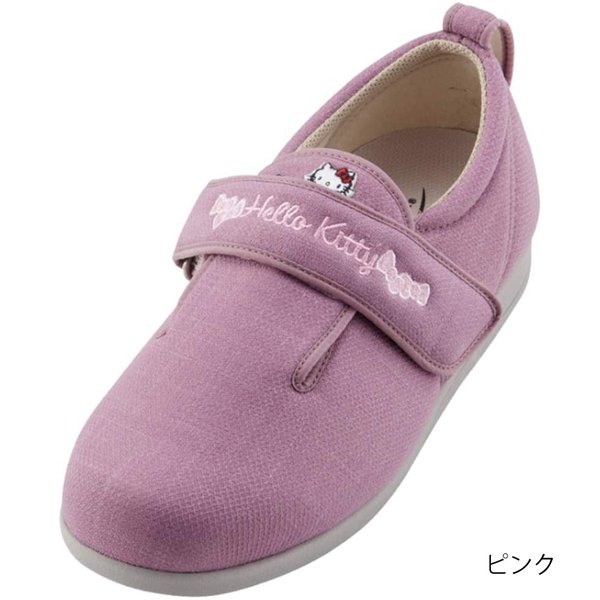 ダブルマジックIII ハローキティ（足囲3E）ピンク／3L（25.0～25.5cm）両足（ウェルファン）