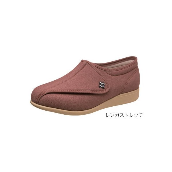 快歩主義L011-5E（足囲5E）／レンガストレッチ 23.0cm（アサヒシューズ）