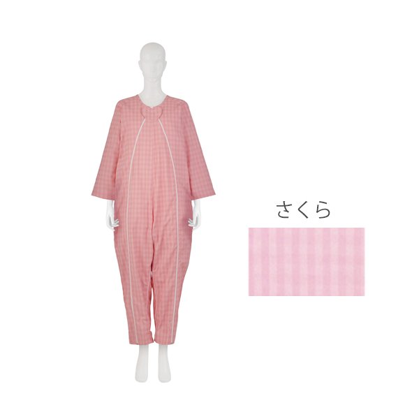 フドーねまきA（スリーシーズン）Sサイズ／さくら（竹虎）107042 つなぎねまき