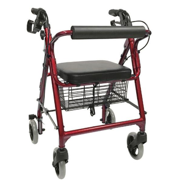 シンフォニー／レッド（島製作所）スタンダード型歩行車