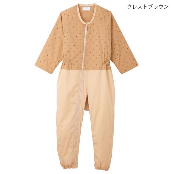 コンビネーション（フルオープン型）LLサイズ／クレストブラウン（エンゼル）ファスナーオープン式 5038