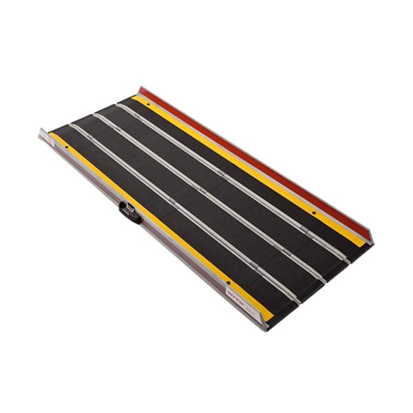 【お買物マラソンP2倍】デクパック イービーエル350（4つ折）350cm（ケアメディックス）最大適用段差88cm 折りたたみ式軽量携帯用スロープ｜アイケアショップ 介護用品のお店