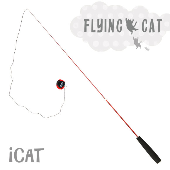 楽天市場 楽天スーパーsale送料無料 猫じゃらし 釣竿 Icat Flying Cat 釣りざお猫じゃらし てんとう虫ボール 猫用おもちゃ ペットグッズ ねこ ネコ 猫じゃらし 釣り竿 ねこじゃらし 猫のおもちゃ Icat Idog ｉｃａｔ 猫首輪 猫グッズ