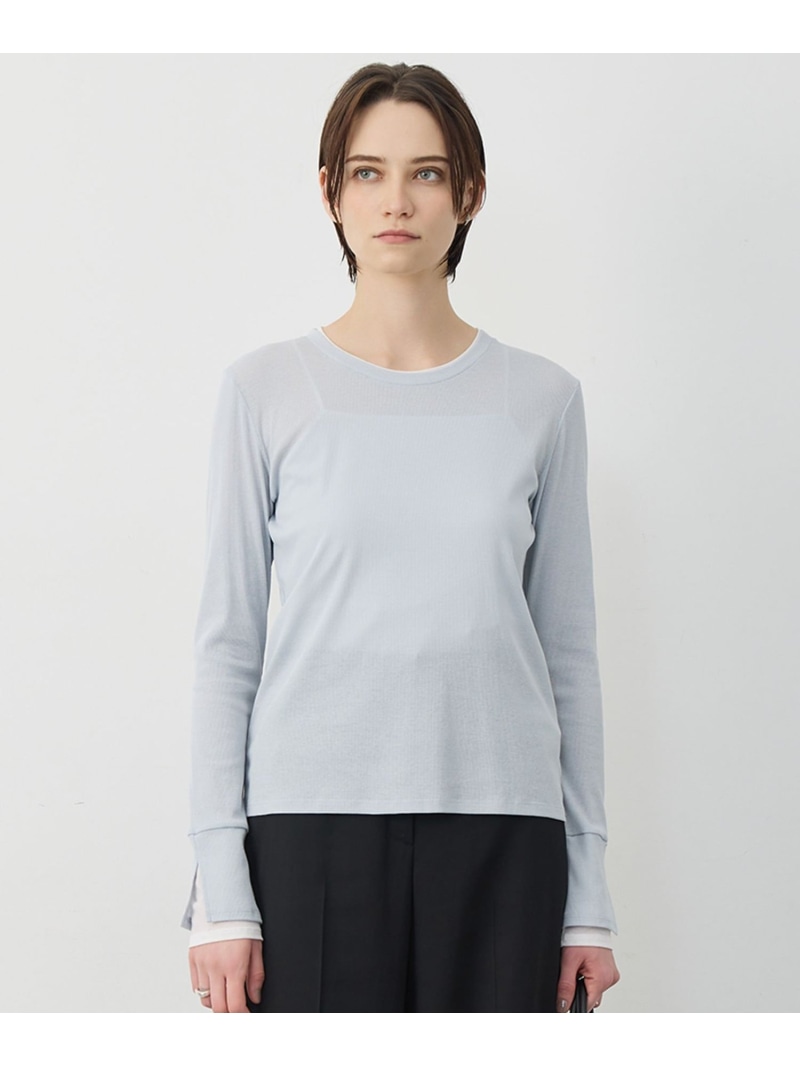 セミシアーテレコ レイヤード風カットソー ICB アイシービー トップス カットソー・Tシャツ ブルー【送料無料】[ Fashion]