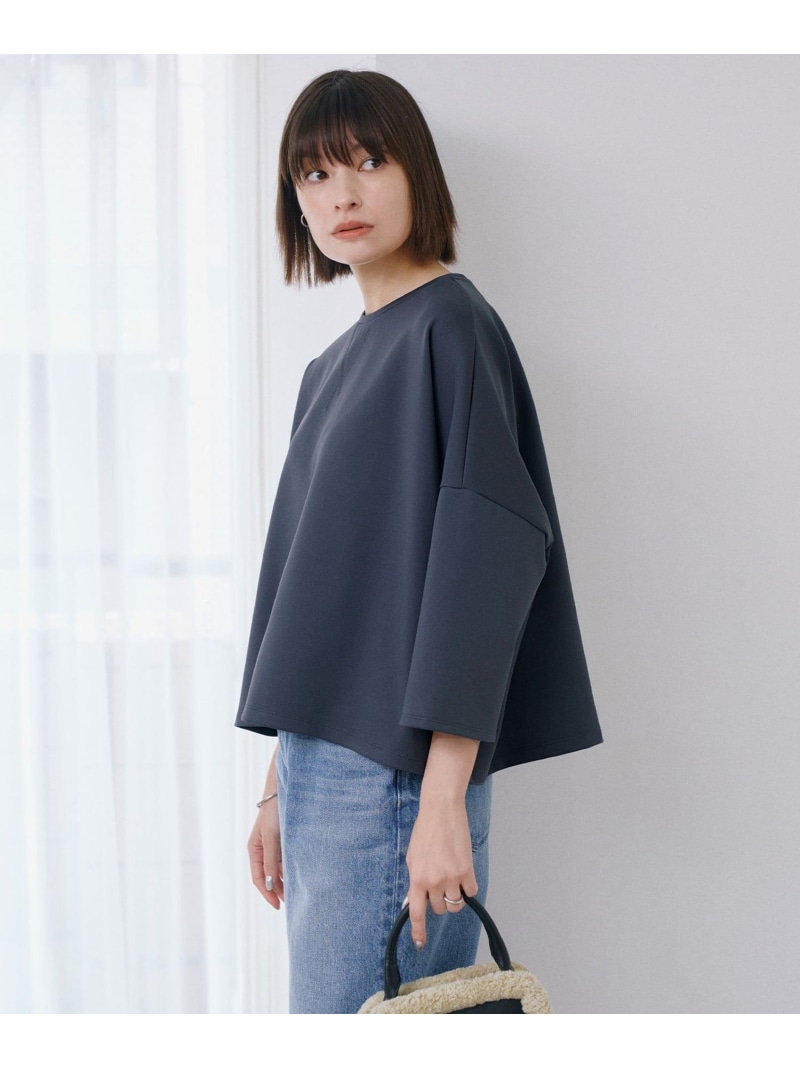 【SALE／40%OFF】【洗える】 エアーダンボール プルオーバー ICB L アイシービー トップス カットソー・Tシャツ ブラック ホワイト ブルー【RBA_E】【送料無料】[ Fashion]｜ICB