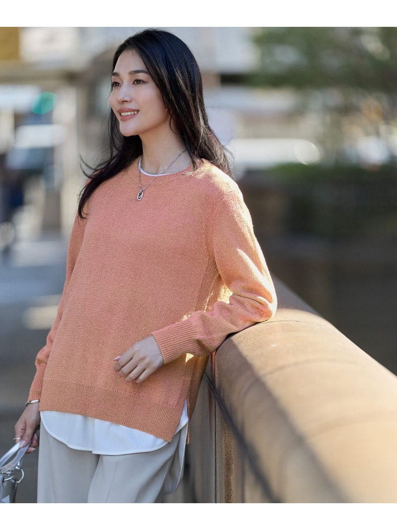 【SALE／30%OFF】【マシンウォッシャブル可】ともし火トリコット うしろ側細長い切口入り口・入口長袖ティーシャツ ICB L アイシービー トップス カットソー・プルオーバー 黒いこと 白いこと【RBA_E】【貨物輸送無料】[ Fashion]