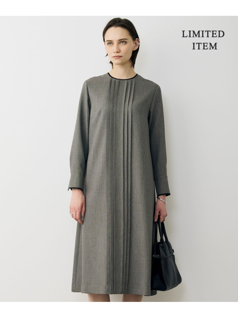 【WEB限定】ツイードタックワンピース ICB アイシービー ワンピース・ドレス ワンピース ブラウン ネイビー【送料無料】[ Fashion]