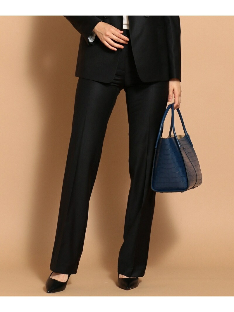 超安い パンツ Rakuten Fashion 定番人気セットアップ Bahariyeストレートワイドパンツ グリーン 送料無料 ブラック フルレングス パンツ ジーンズ アイシービー Icb Grupocipsa Com