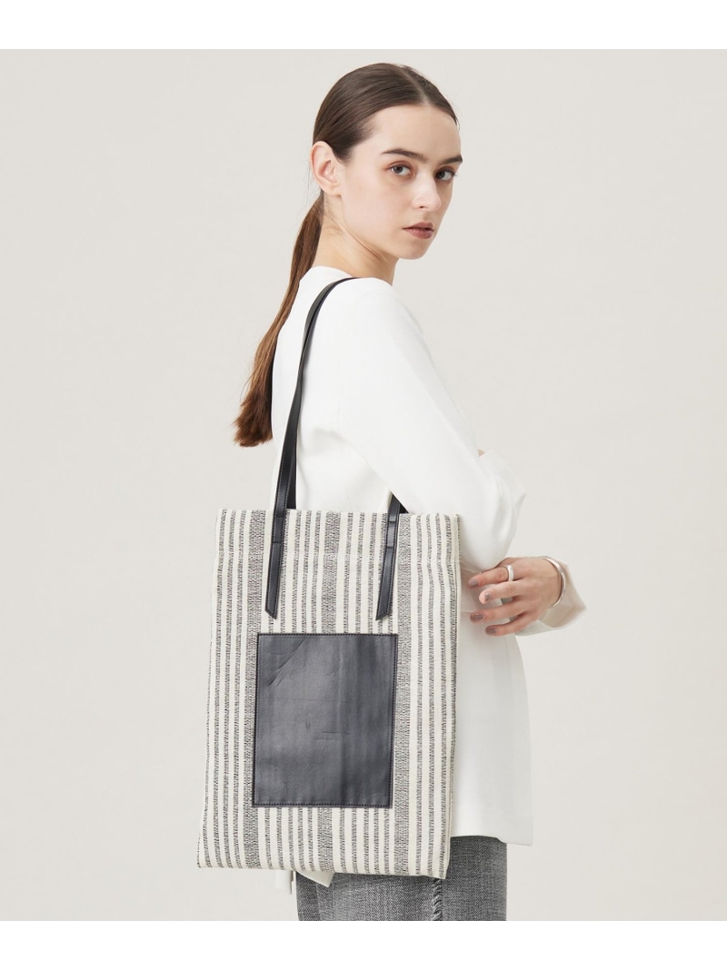 楽天市場】カウレザーシンプルデザイン薄マチトート 7-IDconcept