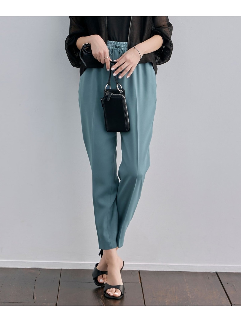 【新色追加・接触冷感・UVケア・速乾・洗える】FluidBackSatin ドロストパンツ ICB L アイシービー パンツ その他のパンツ ネイビー グレー ブラック ブルー【送料無料】[ Fashion]｜ICB