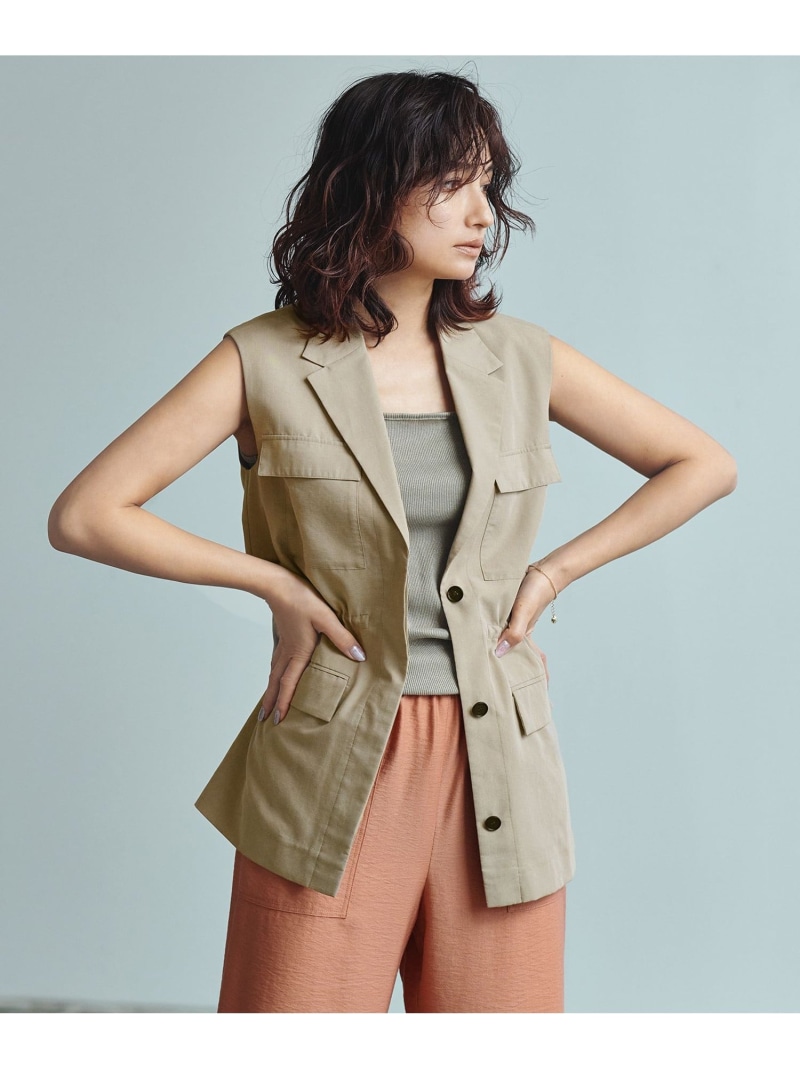 【SALE／20%OFF】【一部カラーのみ接触冷感・洗える】UnleashLite ジレ ICB アイシービー トップス ベスト・ジレ ホワイト ブラック【RBA_E】【送料無料】[ Fashion] 17,248円