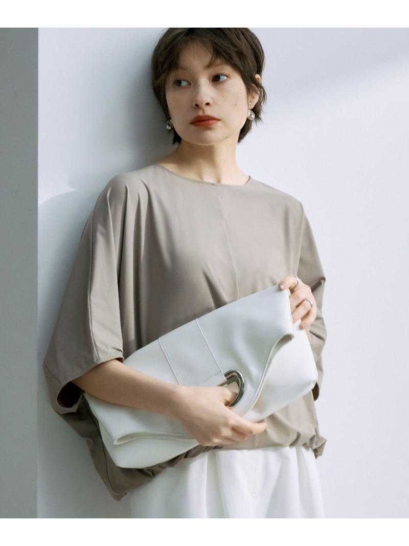 2WAYメタルハンドルトート ICB アイシービー バッグ クラッチバッグ ブラック ホワイト【送料無料】[ Fashion]