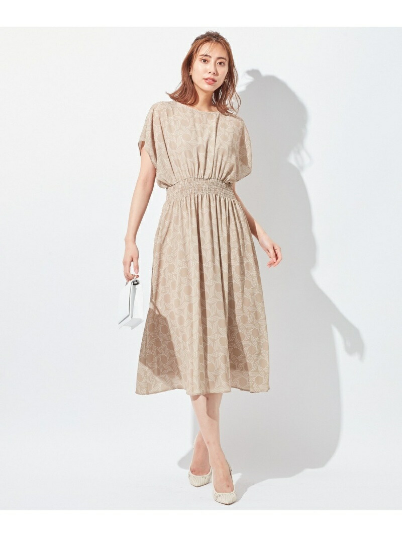 新版 Rakuten Fashion Sale Utilism リーフプリント ワンピース Icb L アイシービー ワンピース 半袖 ワンピース ブラック ベージュ ブルー Rba E Icb 送料込 Crystalgalleryva Com