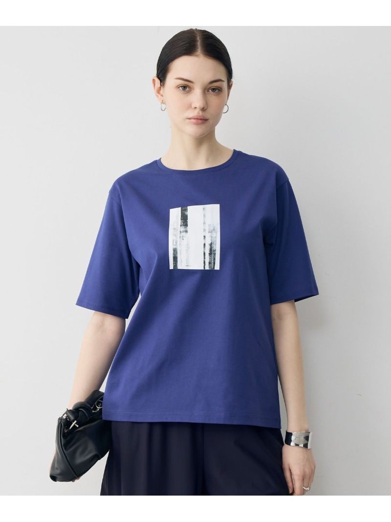 ロゴTEE(アートプリント) ICB L アイシービー トップス カットソー・Tシャツ ホワイト【送料無料】[ Fashion]｜ICB