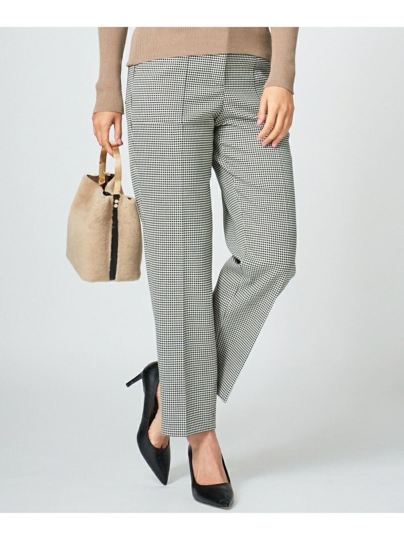 【楽天市場】【SALE／50OFF】Houndstoothパンツ ICB L アイシービー パンツ/ジーンズ フルレングス イエロー【RBA