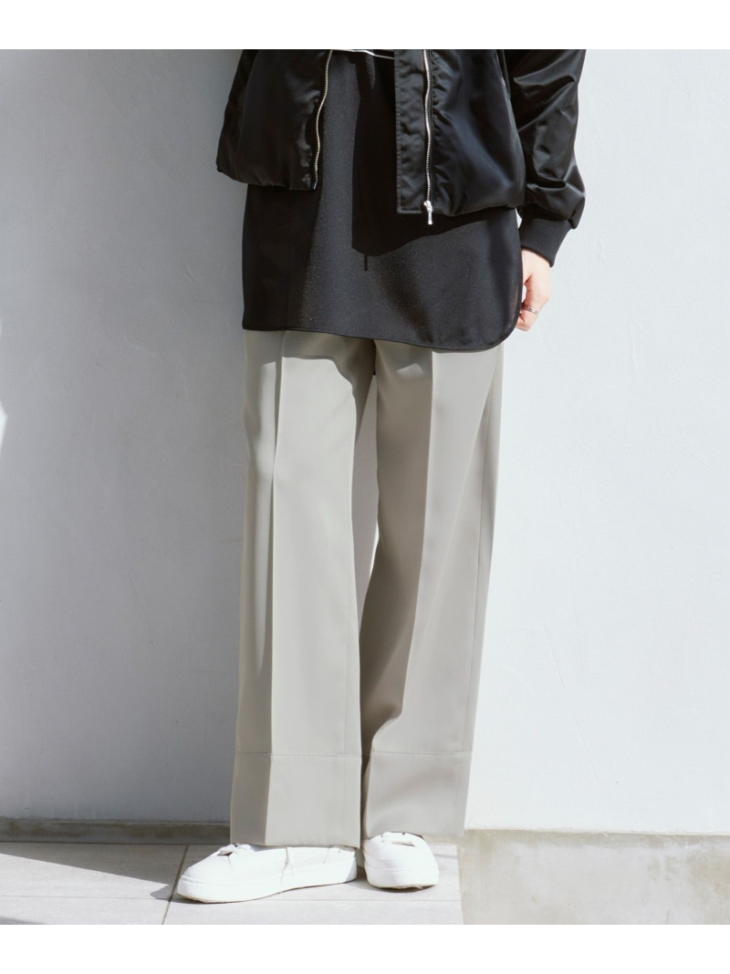 【SALE／40%OFF】【CLASSY.1月号掲げる・2WAY・洗える】 読みやすい繻子 広々とした引っ切り無いズボン下 ICB アイシービー ズボン下 余分の物のズボン下 ベージュ 黒いこと【RBA_E】【貨物輸送無料】[ Fashion]