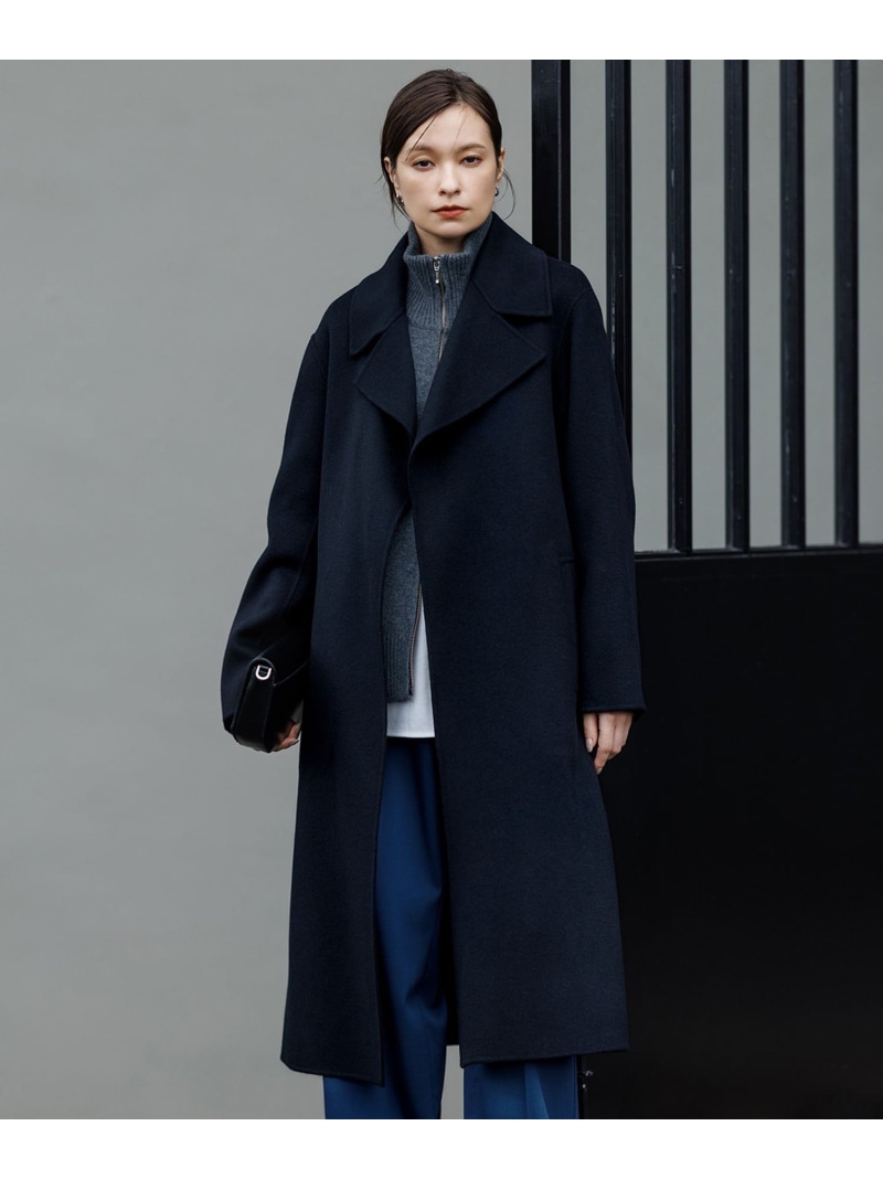 WoolRever ロングコート ICB L アイシービー ジャケット・アウター トレンチコート ブラウン ブルー ブラック【送料無料】[ Fashion]