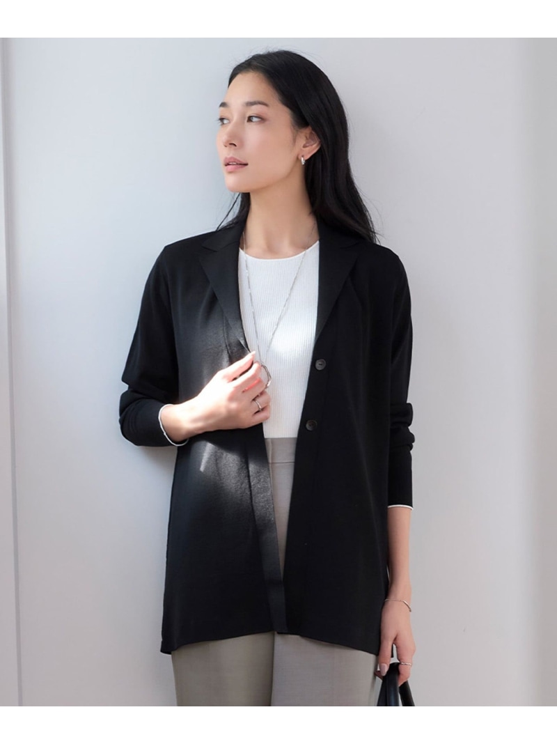 【新品】　ICB アイシービー　ルレックスニットツイード カーディガンジャケット アイシービー ICB ルレックスニットツイード カーディガンジャケット