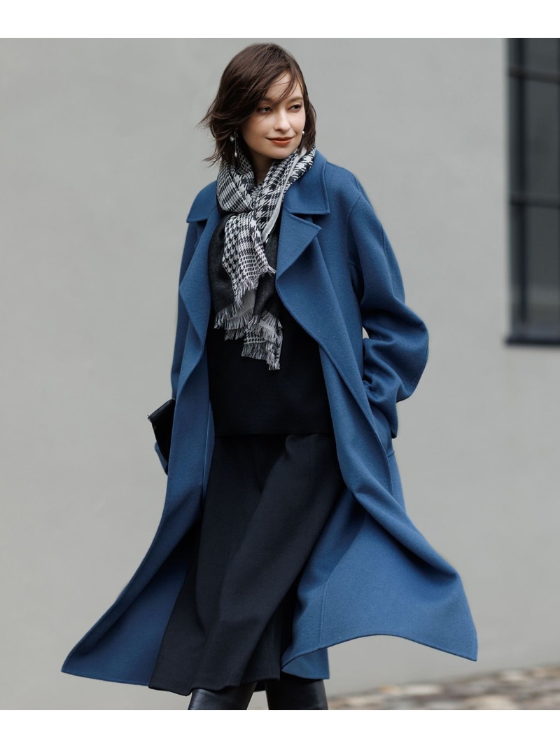 WoolRever ロングコート ICB アイシービー ジャケット・アウター トレンチコート ブラウン ブラック ブルー【送料無料】[ Fashion]｜ICB