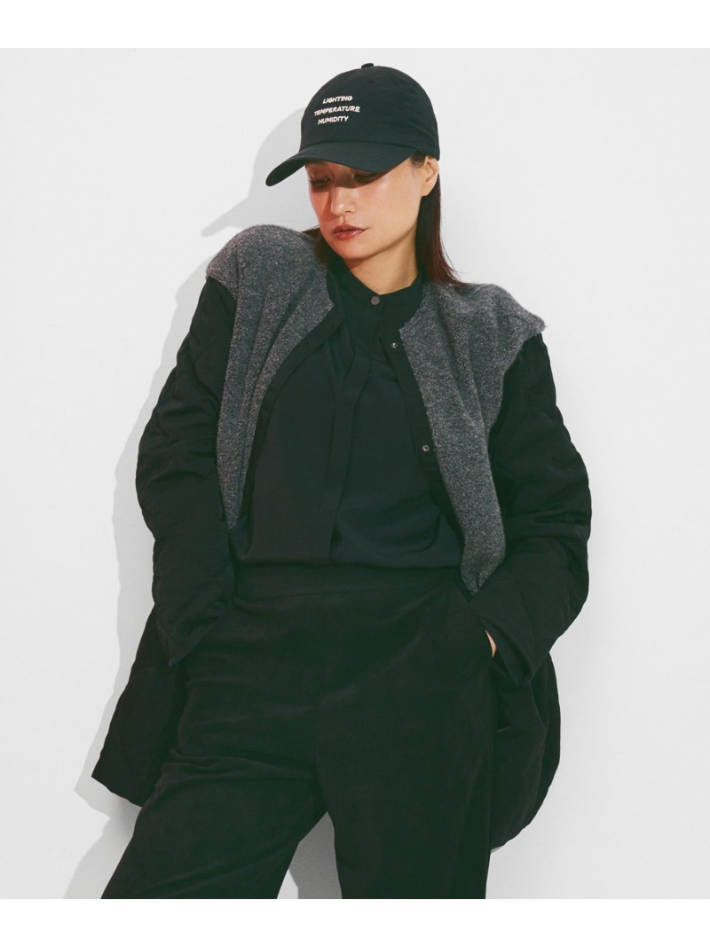 【SALE／40%OFF】【リバーシブル着用可能】 リバーシブルキルト ミドル丈コート ICB L アイシービー ジャケット・アウター その他のジャケット・アウター ネイビー ブラック【RBA_E】【送料無料】[ Fashion]