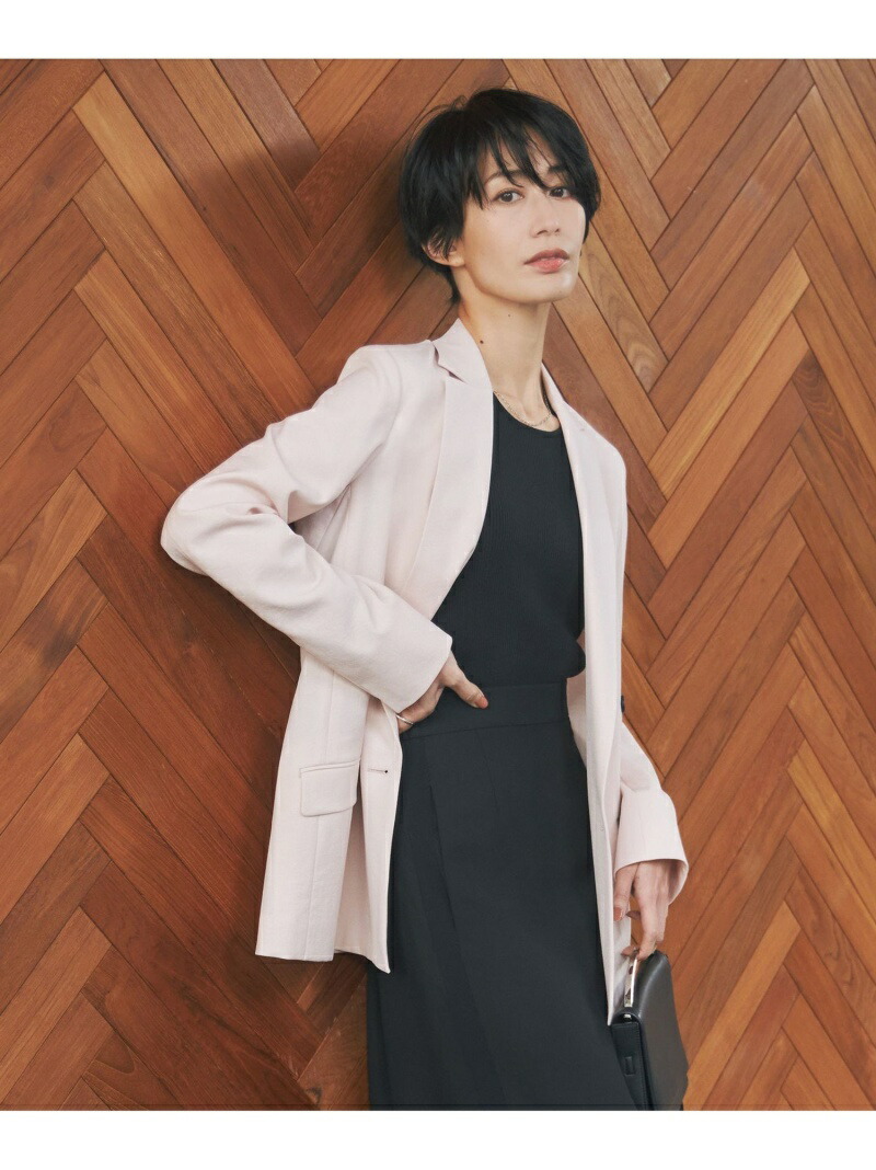 icb loose weave ダブルジャケット ICB ジャケット テーラードジャケット 「接触冷感・UVケア・撥水