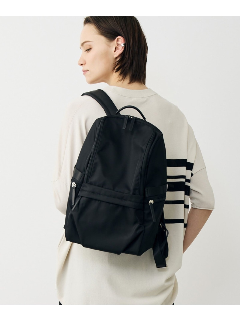 【新仕様・A4サイズ収納可・容量約14L】8ポケットナイロンリュック ICB アイシービー バッグ リュック・バックパック ネイビー ブラック【送料無料】[ Fashion]