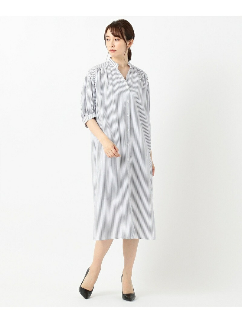 超人気の Rakuten Fashion Sale Utilism ストライプ コットンワンピース Icb アイシービー ワンピース シャツ ワンピース ホワイト グリーン Rba E Icb 爆安プライス Www Levisianos Gr