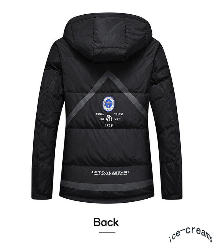 新品 紳士 暖かい ダウン90 秋冬 あったか 男女兼用 ダウンジャケット 無地 おしゃれ 保温 ジャンパー トップイズム 男性 彼氏 冬 冬服 防寒 軽量 撥水 アウター 厚手 大きいサイズ ダウンコート フード付き メンズ コート アウター