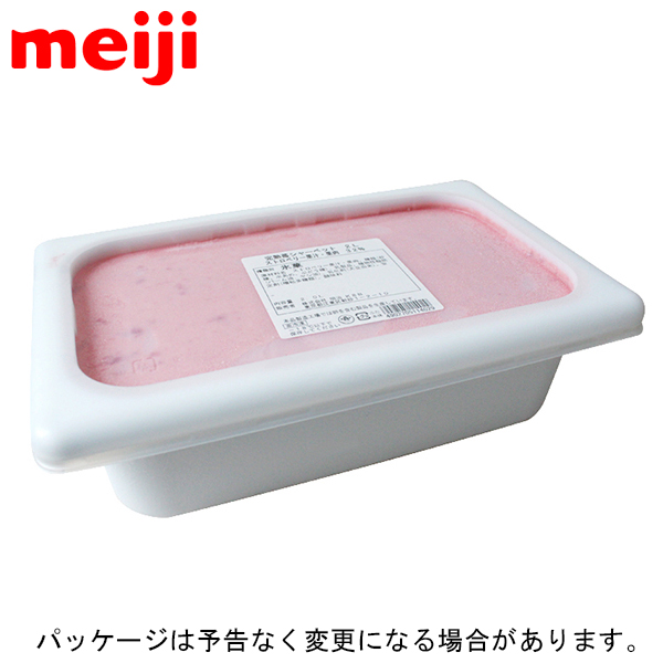 【業務用】明治 つぶつぶ果肉のストロベリー　2000ml×6入